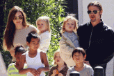 brad-pitt-angelina-jolie e figli