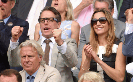 Hugh Grant Wimbledon